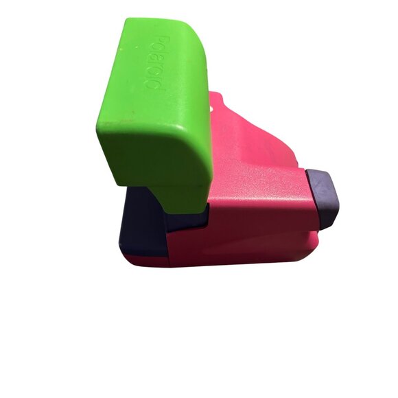 Barbie Polaroid Camera Pink Green Vintage 600 Instant Film Strap Retro Photograp - Picture 5 of 6